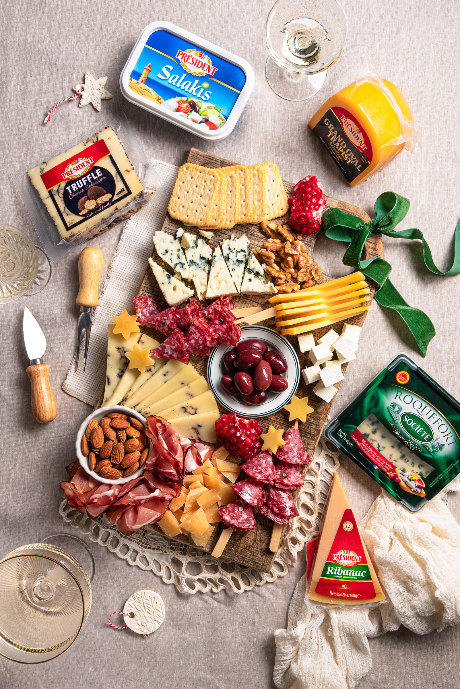 christmas platter food photograph for dukat